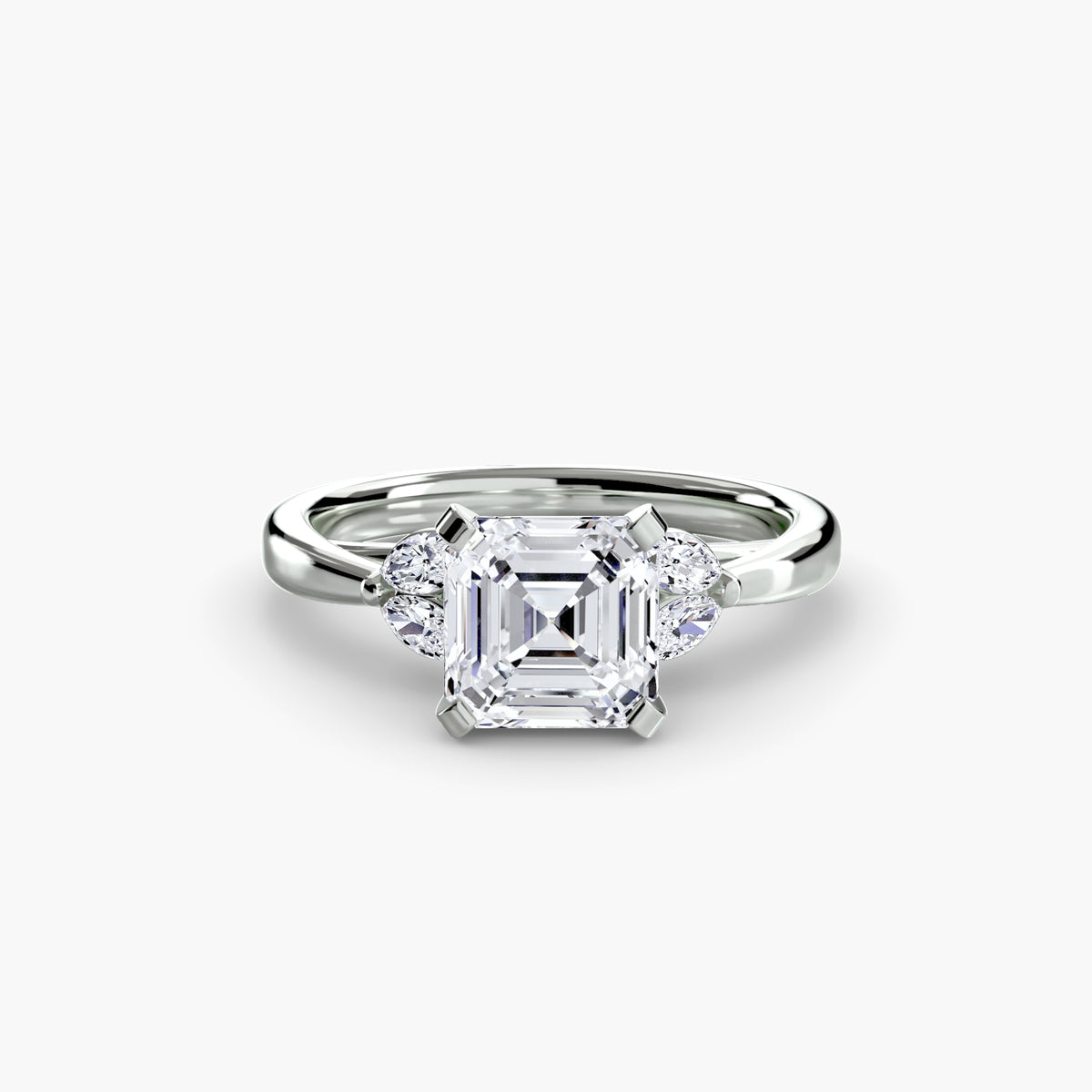 Solitaire with Marquise Accent sides