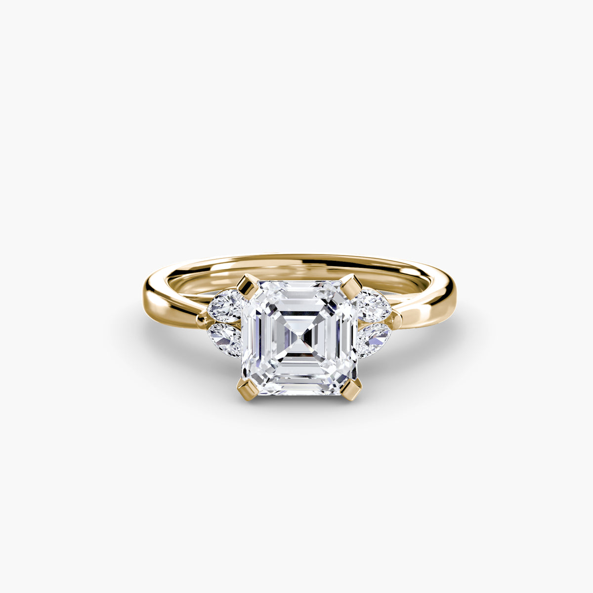 Solitaire with Marquise Accent sides
