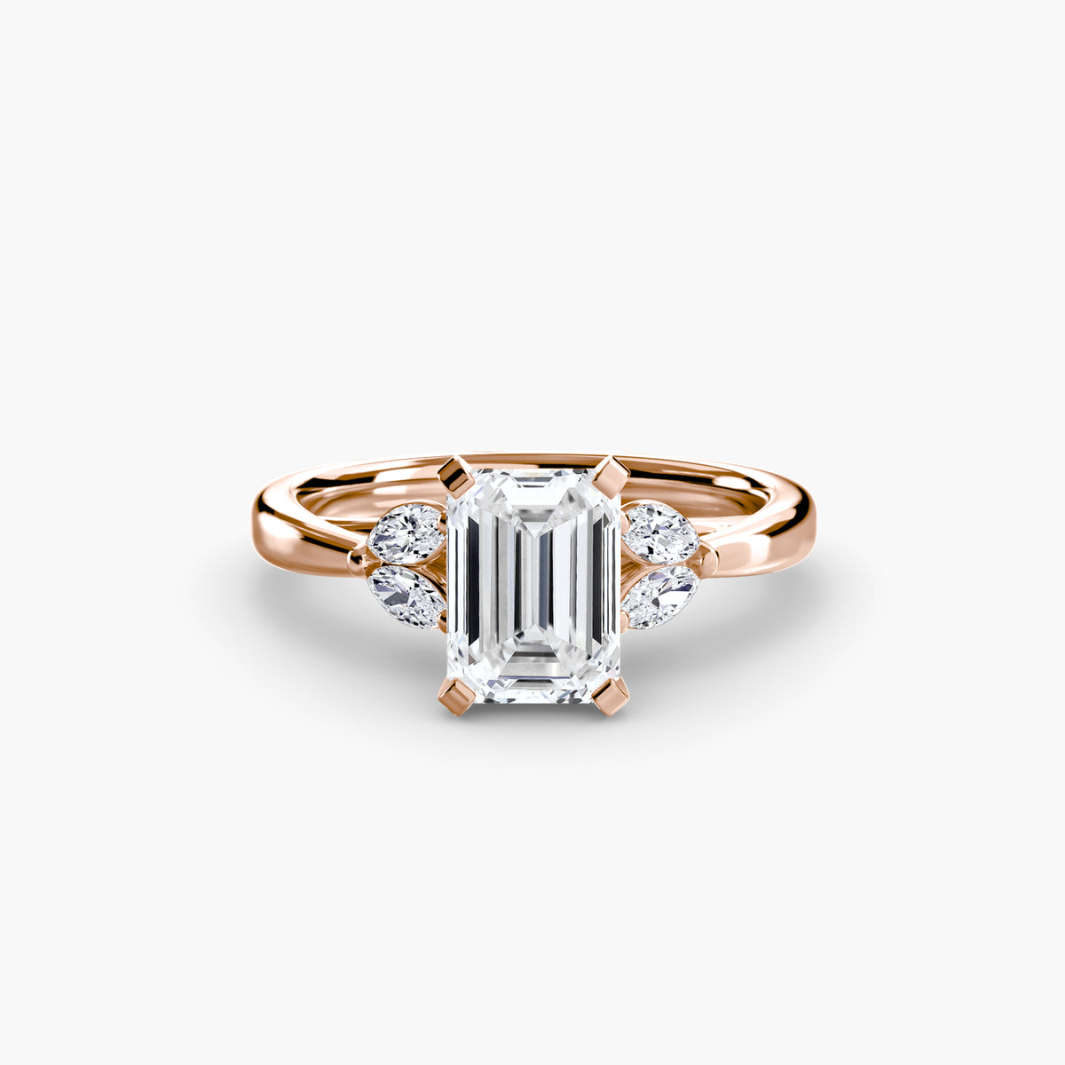 Solitaire with Marquise Accent sides