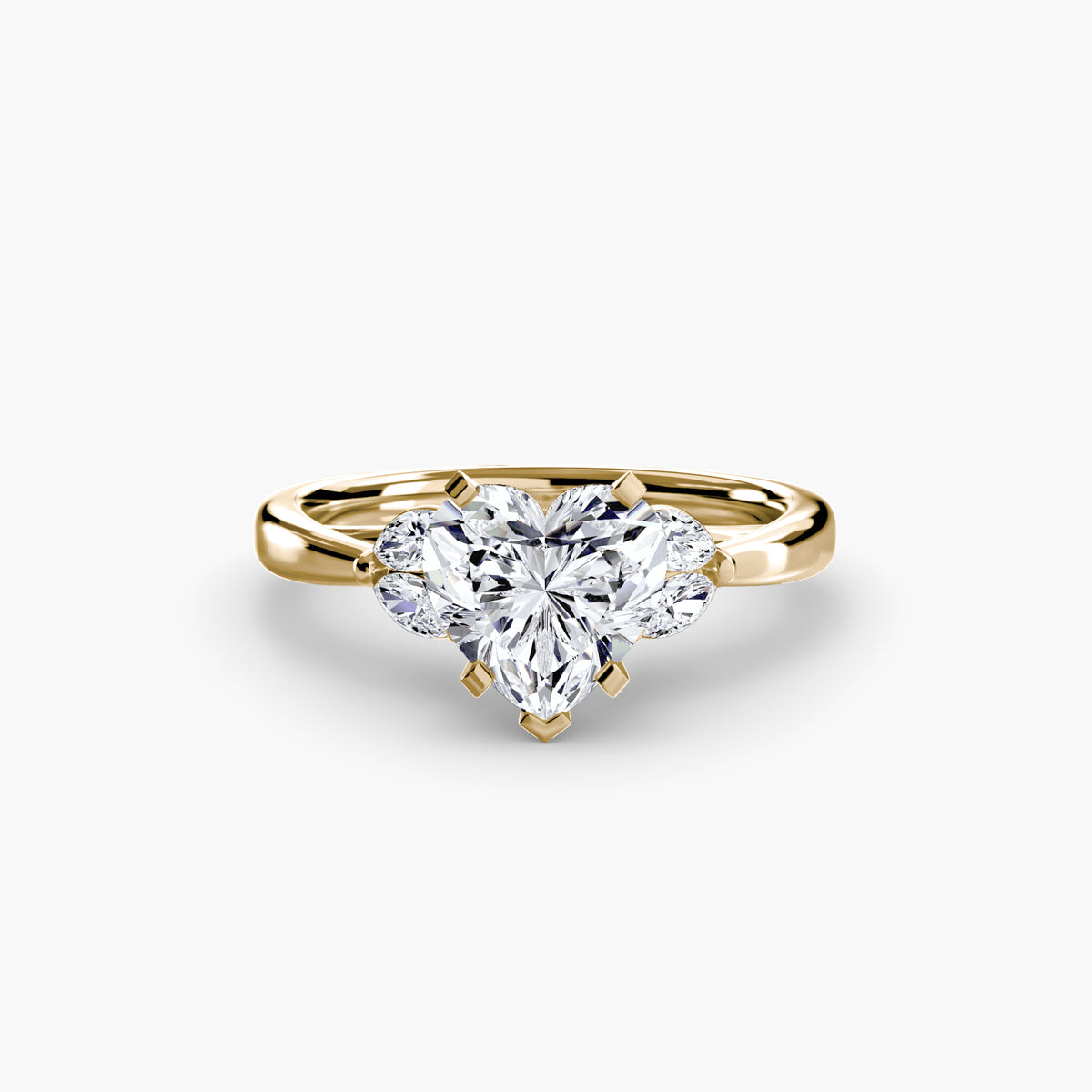 Solitaire with Marquise Accent sides