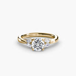 Solitaire with Marquise Accent sides