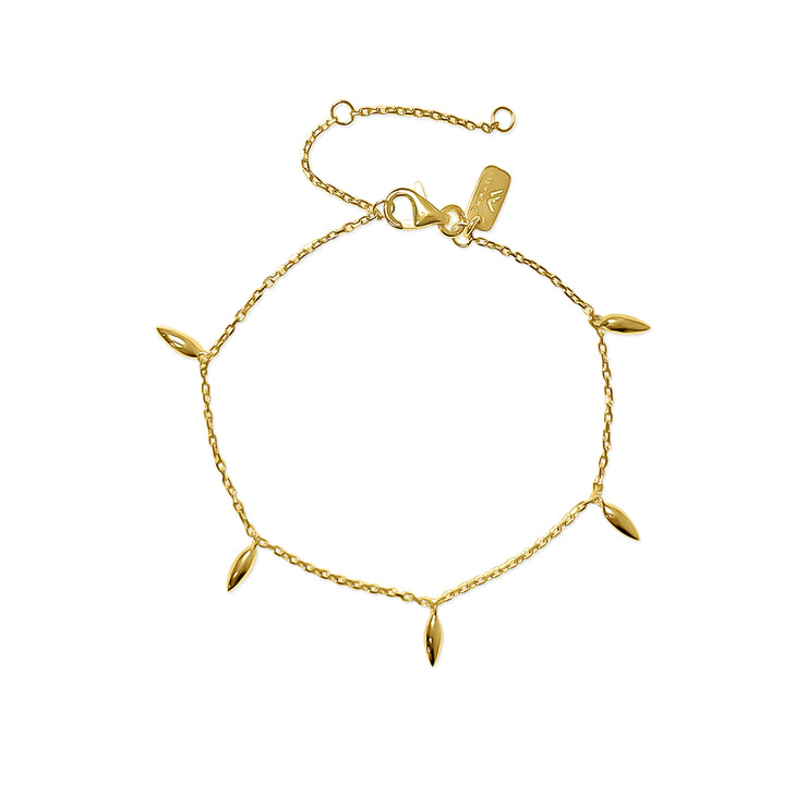 9ct Gold Mini Spike Bracelet