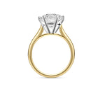 4ct Round Natural Diamond Solitaire Ring in 18ct Gold
