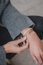 27ct Platinum & Lab Diamond Tennis Bracelet