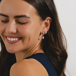 Silver Radiant stud earrings