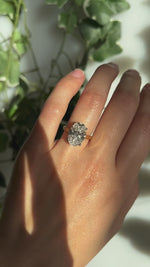5ct Oval Lab Diamond Ring