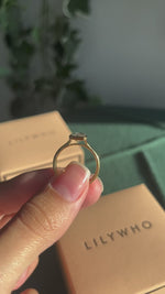 2ct Radiant Cut Lab Diamond in a 18ct gold Bezel Setting