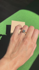 1.5ct Round 4 claw Natural Diamond Ring