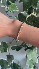 Lab Diamond Tennis Bracelet in 18ct Gold