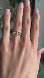 1.5ct Oval Lab Diamond Solitaire Ring