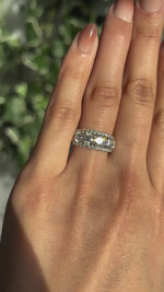 Multi Stone Lab Diamond Ring set in 18ct Gold