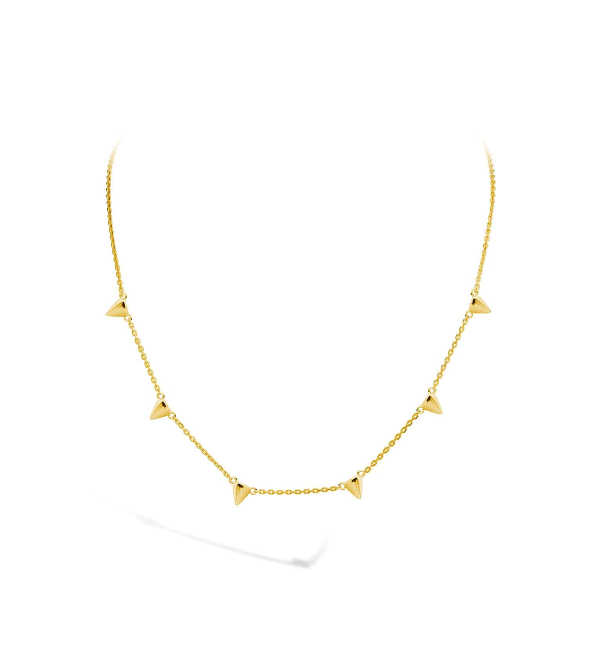 9ct Gold Mini Spike Chain