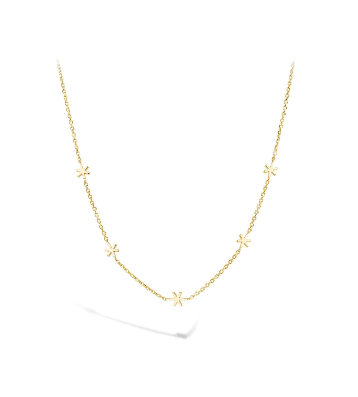 9ct Gold Mini Star Necklace