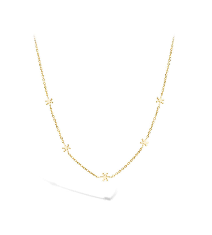 9ct Gold Mini Star Necklace