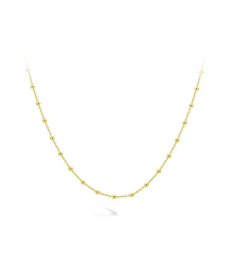 9ct Gold Multi Ball Necklace