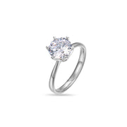 Round Solitaire 2ct Engagement Ring.