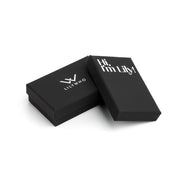 Silver Engravable Rectangle Tag Necklace
