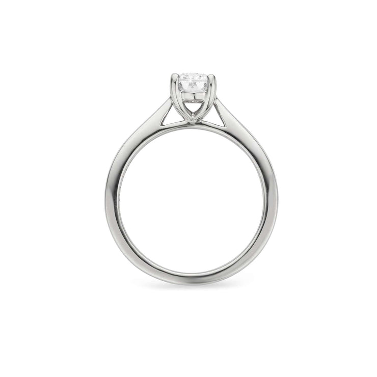 Oval Solitaire 1ct Lab Diamond Ring