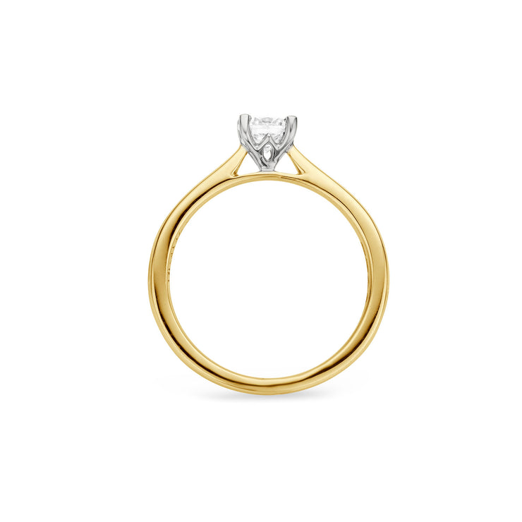 Round Solitaire .50ct Lab Diamond Ring