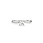 Platinum .50ct Round Lab Diamond Solitaire Ring