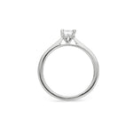 Platinum .50ct Round Lab Diamond Solitaire Ring