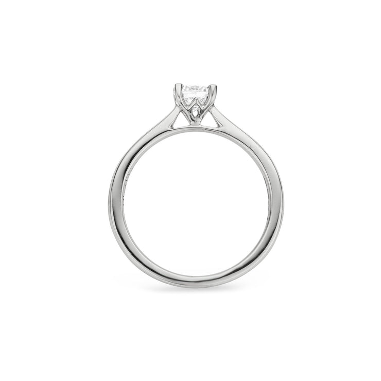 Oval Solitaire .50ct Engagement Ring