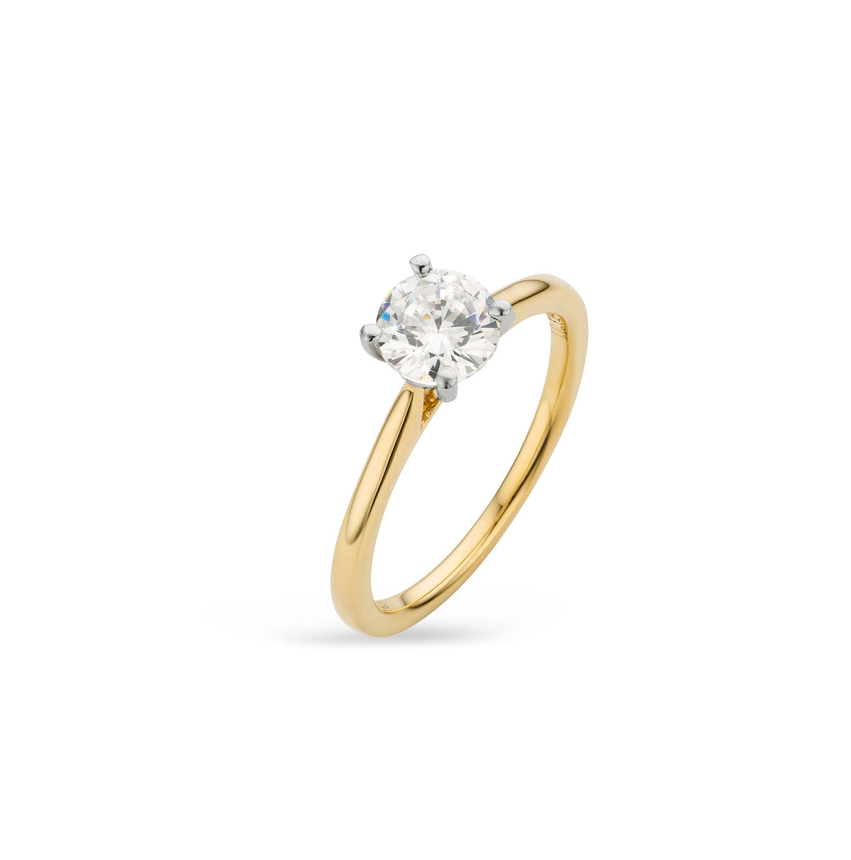 18ct Round .75ct Solitaire Ring