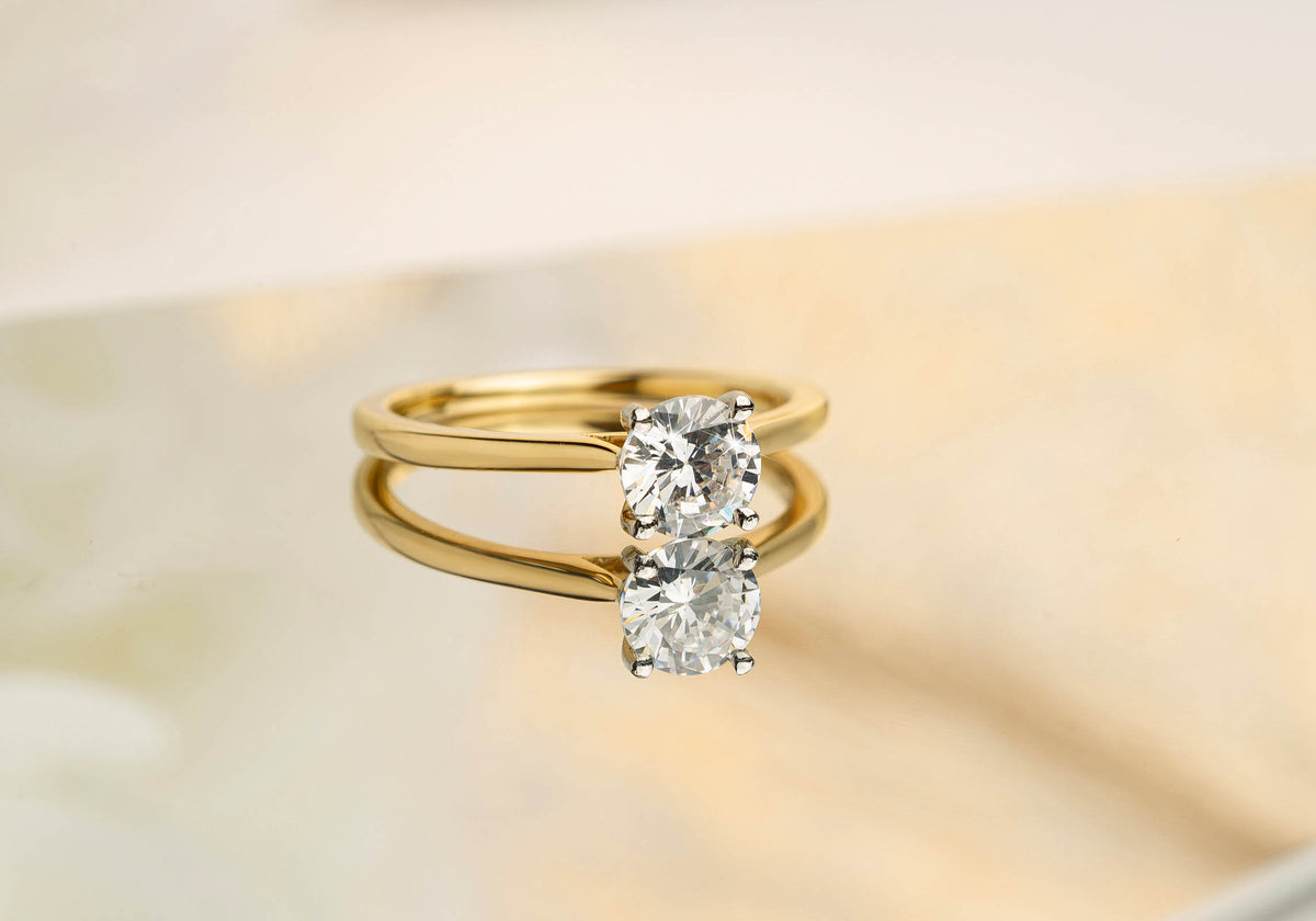 18ct Round .75ct Solitaire Ring