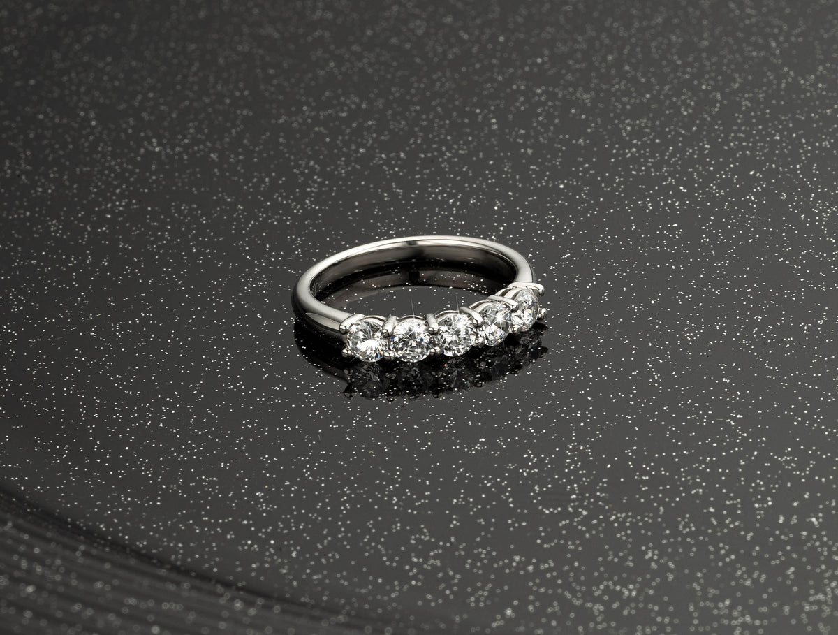 Platinum Eternity Ring .75ct