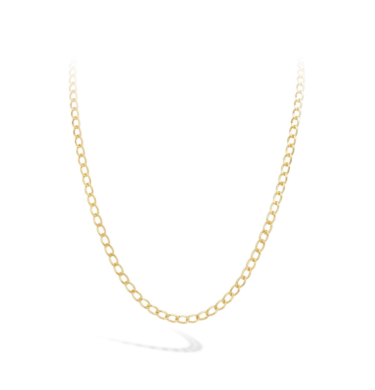 Curb Link Gold Chain Necklace