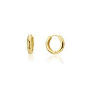 9ct Gold Chunky Hoop Earrings