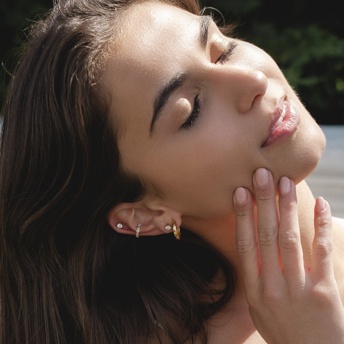 9ct Gold Chunky Hoop Earrings