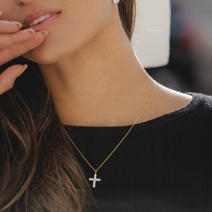 9ct Gold Cross Necklace