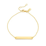  9ct Gold Engravable ID Bracelet