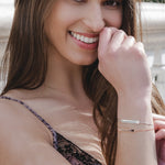 Silver Engraving ID Bracelet