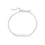 Silver Engraving ID Bracelet