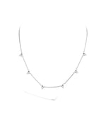 Silver Mini Spike Chain