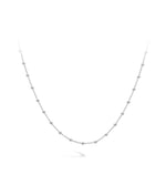 Silver Multi Ball Necklace