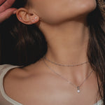 Silver Pearl Necklace